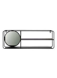 Buy Urban Wall Shelf, Matte Black - 60x21 cm in UAE