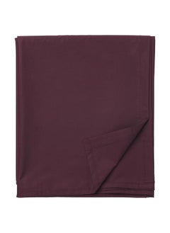 Buy Flat Sheet Deep Red 240X260 Cm in Saudi Arabia