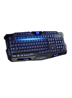 Buy Led Illuminated Usb Wired Blue Backlit Backlight Multimedia Gaming Uk Keyboard in UAE
