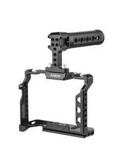 اشتري Andoer Aluminum Alloy Camera Cage Kit with Top Handle Grip Replacement for Sony A7 IV في الامارات