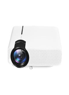 Buy Mini Pocket Size LED HD Projector Equipped with 3W Speaker Support 1920*1080 YG400 White in Saudi Arabia