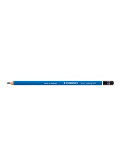 اشتري Mars Lumograph Graphite Pencil 10B Pack Of 3 Pencils - Blue في مصر