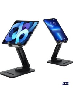 Buy Adjustable ABS Desktop Stand (170x118x30mm) for Phones & Tablets – Universal, Portable, Sturdy Design in UAE