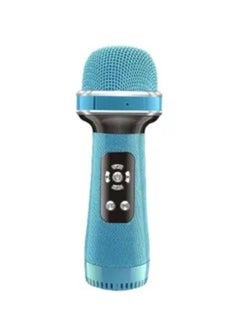 Buy LY198 Professional Wireless Karaoke Microphone Speaker with Live Broadcasting Function High Quality Loudspeaker Durable Design Suitable for Speeches Promotions Tour Guides Teaching and Singing Blue in Saudi Arabia