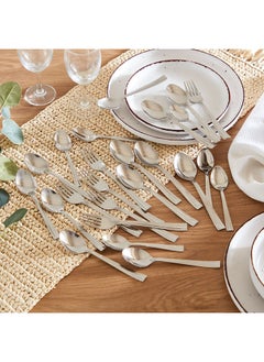 اشتري Vermont 25-Piece Cutlery Set With Stand 20.5 x 10.5 cm في الامارات