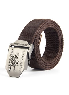 Buy NAVY SEAL Canvas Military Belt for MenCoffee Coffee in UAE