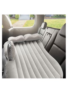 اشتري Inflatable Car Travel Air Mattress Back Seat – Pump Kit Premium Quality- Vacation Camping-Sleep Blow Up Pad Car Bed Back Seat Inflatable Air Mattress with 2 Air Pillows Car SUV Universal Fit في الامارات