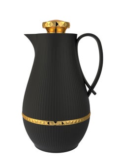 Buy Arabic Vacuum Flask Keep Heat & Cold up to 24 hours 1L black in Saudi Arabia