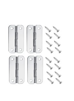 اشتري 4 Pack Heavy Duty Stainless Steel Hinges, High Strength Cooler Replacement Parts, Cooler Hinges with Screws for Igloo Ice Chests في الامارات