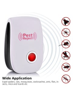 اشتري Electronic Pest Reject Ultrasonic Mouse Cockroach Repeller Device Insects Rats Spider Mosquitoes Pest Killer Household Pest Control في الامارات