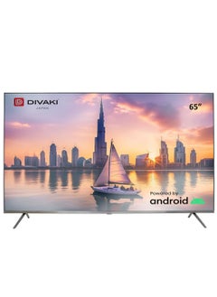 Buy Divaki 65 Inch LED UHD 4K Smart TV Powered by Android, Netflix, YouTube, Prime Video, HDMI, USB 65CU7601 in UAE