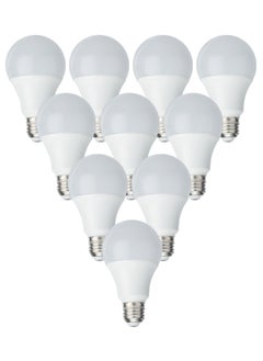 اشتري 10PCS MAX 9W LED Light Bulb,Pack of 10 ,Non-Dimmable,E27 Base,3000K,Warm White في الامارات