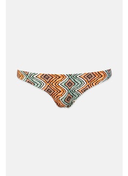 اشتري Women Reversible Textured Bikini Bottom, Orange Combo في السعودية