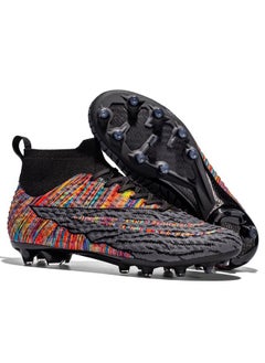 Buy Mens Soccer Shoes Firm Ground Soccer Cleats Outdoor Indoor Professional Youth Boys Football Shoes Unisex Football Cleats in Saudi Arabia