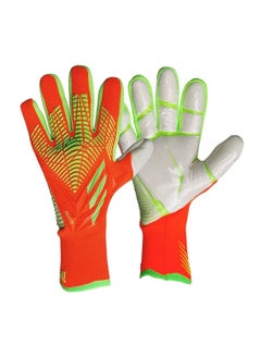 Buy Soccer Goalkeeper Gloves, Youth Adult Soccer Goalkeeper Gloves, High Performance Goalkeeper Gloves, Breathable Soccer Gloves, 4+3mm Super Grip, For Toughest Saves, Training And Matches in Saudi Arabia