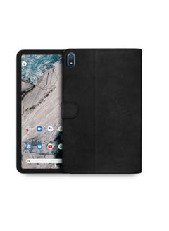 Buy Tablet Case High Quality Leather Smart Flip Case Cover With Magnetic Stand For Nokia T20 Black in Saudi Arabia