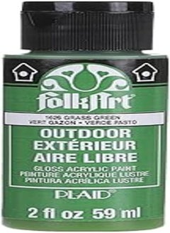 Buy FolkArt Outdoor Acrylic Paint in Assorted Colors (2 Ounce), 1626 Grass Green in Egypt