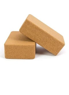 اشتري MahMir® Yoga Cork Block - فلين داعم ومستدام مع سطح غير قابل للانزلاق ، ملحق للتمرينات لليوجا والبيلاتس واللياقة العامة ، مكعبات الفلين الطبيعية مقاس 9 × 6 × 3 بوصة (عبوة من قطعتين) في الامارات