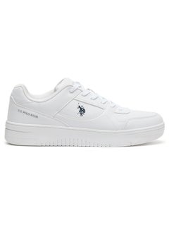 اشتري Men's Classic White Sneakers - All-White Low-Top Design, Comfortable Casual Shoes for Everyday Wear في الامارات