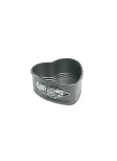 Buy Non-Stick Mini Heart Spring Form 10.2Cm X 4.7Cm - Black in UAE