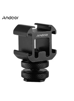 Buy 3 Cold Shoe Mount Adapter On-Camera Mount Adapter for DSLR Camera for LED Video Light Microphone Monitor in UAE