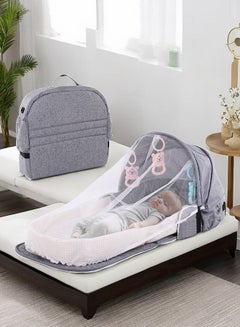 Buy Baby Travel Portable Mobile Diaper Bag Newborn Multi-function With Toys Multipurpose Mummy Bag in Saudi Arabia