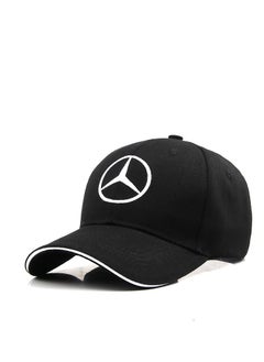 Buy Mercedes Benz Logo Embroidered Adjustable Baseball Caps for Men and Women Hat Travel Cap Car Racing Motor Hat in UAE