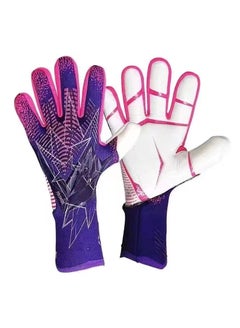 Buy Children Football Gloves  Goalkeeper Gloves Professional Latex Football Goalkeeper Gloves Training Gloves with double Wrist Protection in Saudi Arabia