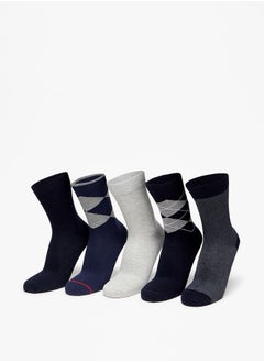 اشتري Assorted Crew Socks - Set of 5 في السعودية