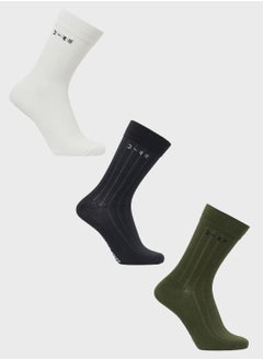 Buy Jaccore 3 Pack Logo Crew  Socks in Saudi Arabia