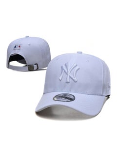 Buy New Era 9Fort New York Yankees Baseball Hat Duck billed Hat Pointed Hat Sun Hat Pure Cotton Men's and Women's Hat Baseball Outdoor White in UAE