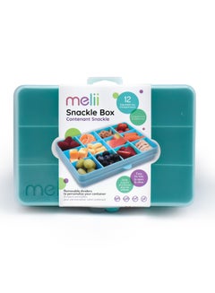 Buy Snackle Box 12 Compartment Snack Container With Removable Dividers For Customizable Storage Ideal For On The Go Snacking Bpa Free in UAE