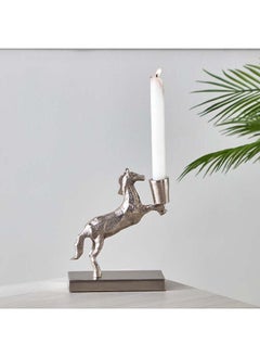 Buy Astro Alluminium Horse CandleHolder 15 x 18 x 6 cm in UAE