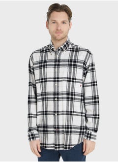 Buy Checked Slim Fit Shirt in Saudi Arabia