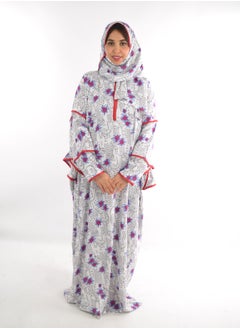 Buy One Piece Islamic Women Prayer Dress Spacious And Comfortable Excellent Material in Saudi Arabia