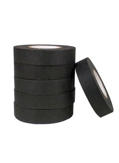 HOMEMAXS 6 Rolls Wire Harness Tapes High Temp Wiring Harness Tape Self Adhesive Electrical Tapes For Car Engine