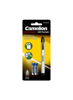 Buy Camelion Penlight Aluminum Pen Flashlight DL2AAASL in Egypt