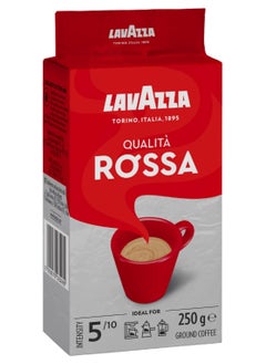 Buy Lavazza Qualita Rossa Italian Ground Coffee 250g in UAE