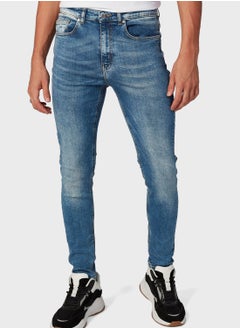 Buy Mid Wash Skinny Fit Jeans in UAE