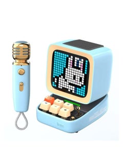 Buy Divoom Ditoo-Mic Retro Pixel Art Game Bluetooth Speaker Microphone Karaoke Function in UAE