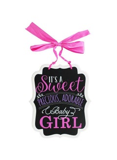 Buy Girl Baby Shower Sign 14 1/4" X 9 1/4" 1 Pc in UAE