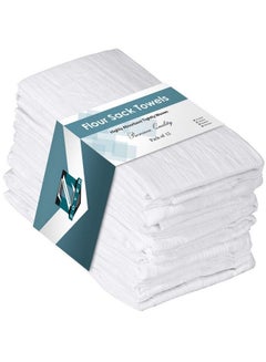 Buy Flour Sack Towels (28" X 28" 12 Pack) 100% Cotton Dish Towels Tea Towels Multi Purpose Kitchen Towels Ultra Absorbent Bar Towelskitchen Linen Set. in Saudi Arabia