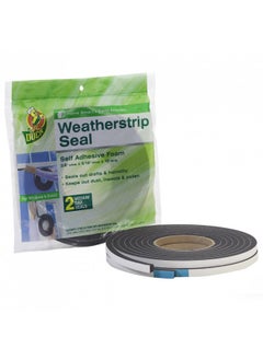 Buy Duck Brand Foam Weatherstrip Seal - Black, 2 pk, 3/8 in. x 5/16 in. x 10 ft. in UAE