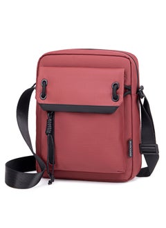 Buy Premium Unisex Side Bag 11 inch Water Resistant Polyester Anti Theft Sling Bag for Men and Women on Travel Business Office K00527 Red in UAE