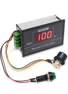 Buy PWM DC Motor Speed Controller DC6-60V 6V/ 9V/ 12V/ 18V/ 24V/ 36V/ 48V/ 30A, PWM DC Motor Stepless Speed Regulation Start Stop Switch with Digital Display in Saudi Arabia