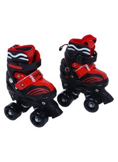 اشتري Top Gear Roller Skates Shoes TG 9008 Adjustable Double Row 4 Wheel for Kids في الامارات