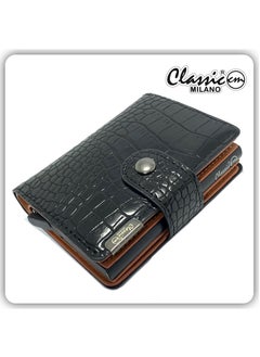 اشتري Classic Milano Wallet for men Premium Quality PU Mens Wallet Auto Cardholder (Black) by Milano Leather في الامارات