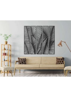 اشتري Tropical Leaves Wall Art - Set Of 5 Each 80x20 في مصر