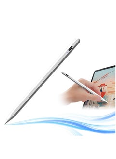 Buy ECVV® Stylus Pen for Touch Screens - Fine 2mm Tip, Work for iPad, iPhone, Android Tablets, Microsoft Surface - Rechargeable, No Lag, Scratch-Resistant Fiber Tip - Lightweight Metal Body in UAE