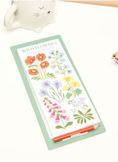 Buy Wild Flowers Magnetic Shopping List in UAE